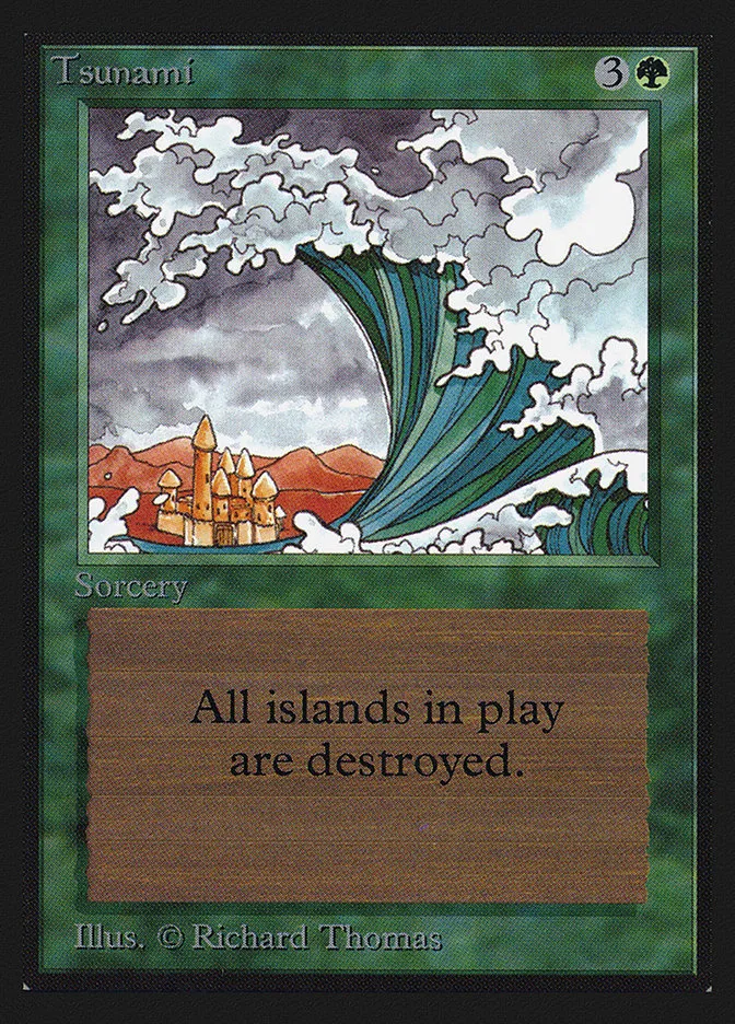 1993 Collectors' Edition Tsunami uncommon #222 uncommon card image
