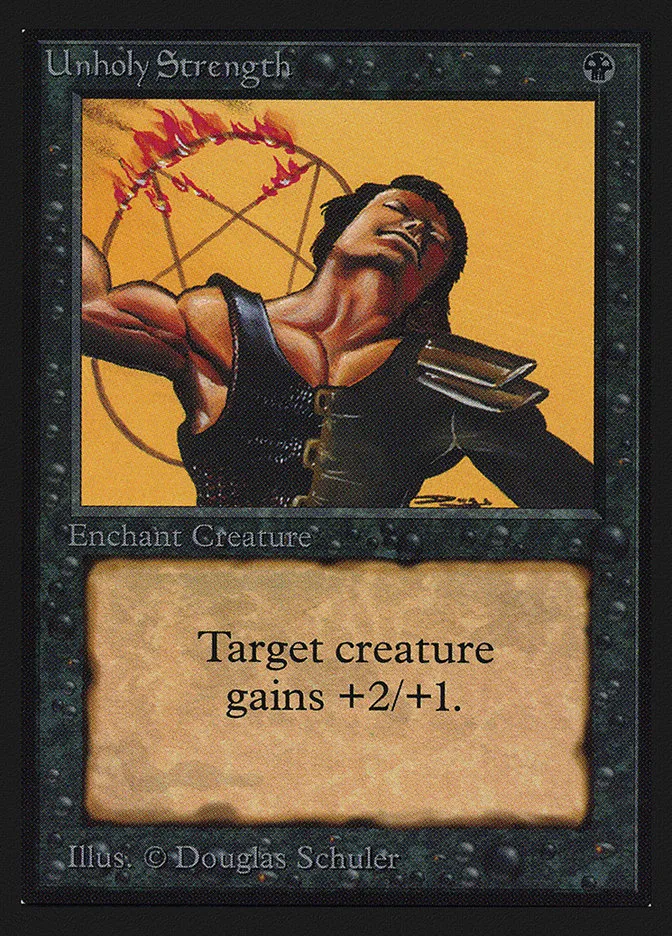 1993 Collectors' Edition Unholy Strength common #132 common card image
