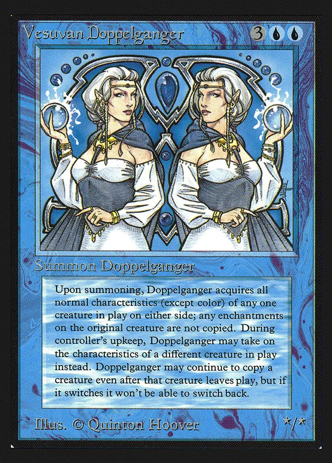 1993 Collectors' Edition Vesuvan Doppelganger rare #88 rare card image