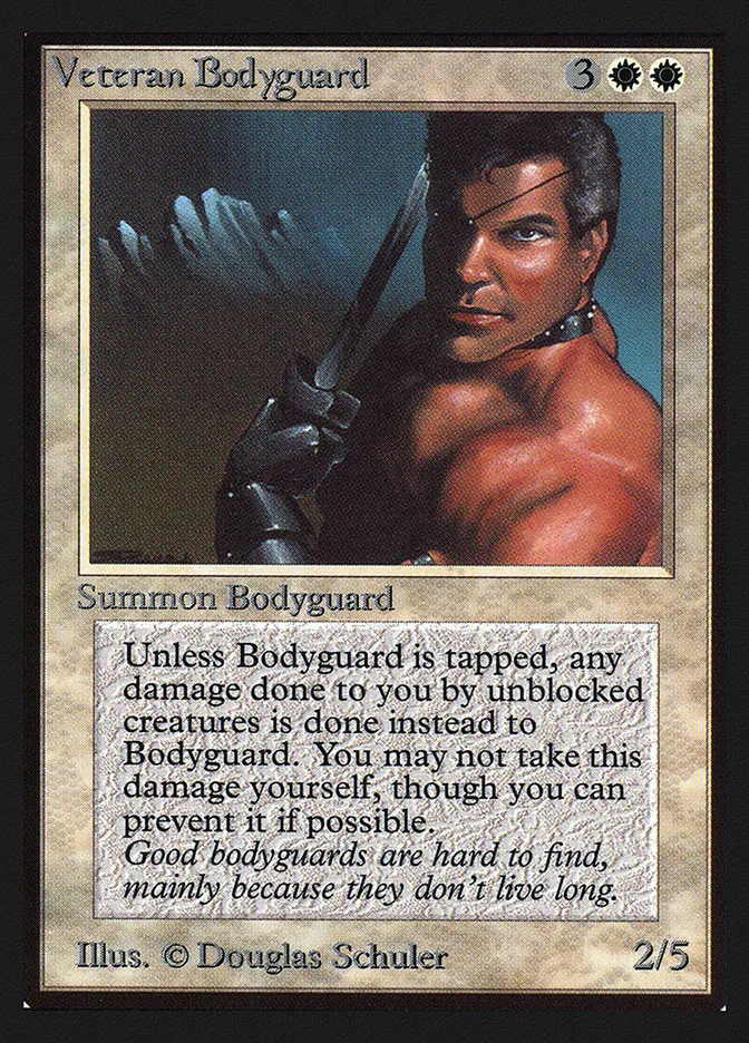 1993 Collectors' Edition Veteran Bodyguard rare #42 rare card image