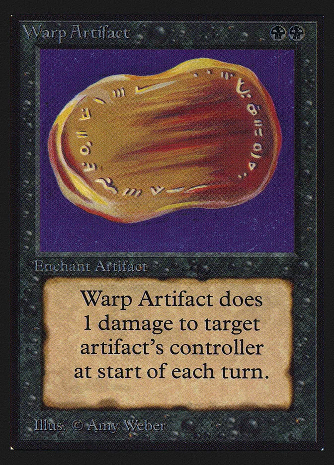 1993 Collectors' Edition Warp Artifact rare #134 rare card image