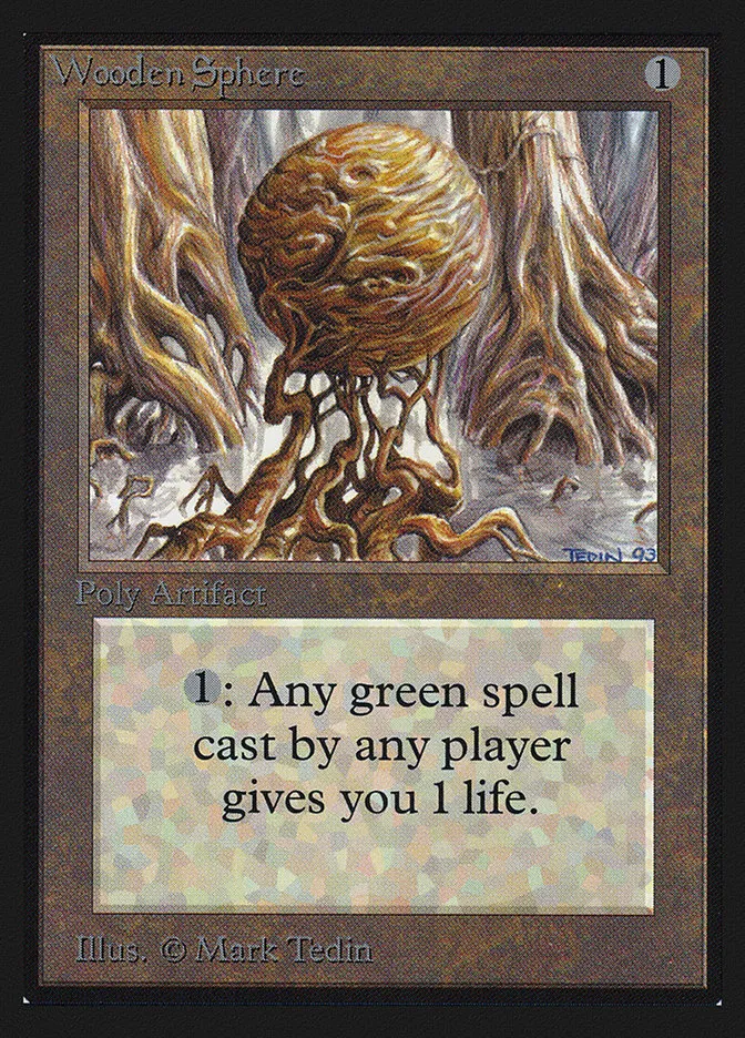 1993 Collectors' Edition Wooden Sphere uncommon #277 uncommon card image