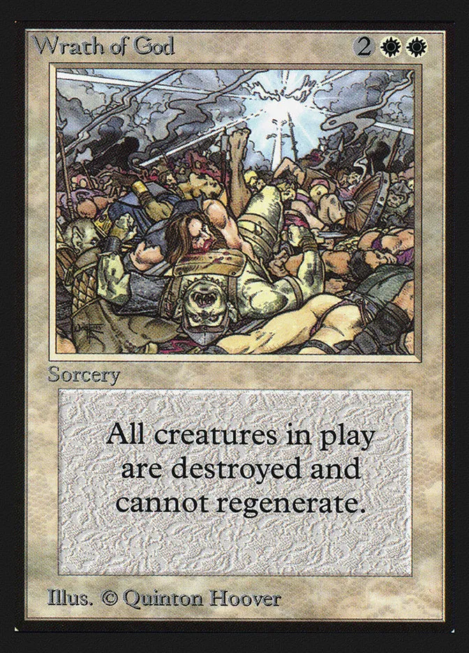 1993 Collectors' Edition Wrath of God #46 rare card image