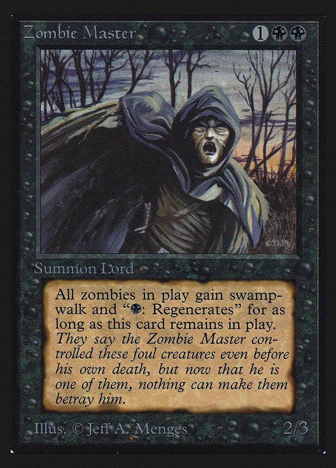 1993 Collectors' Edition Zombie Master rare #138 rare card image