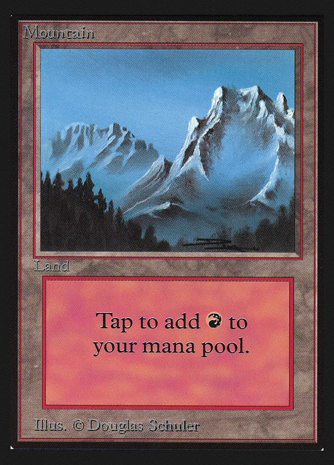 1993 Intl. Collectors' Edition Mountain #298 common card image