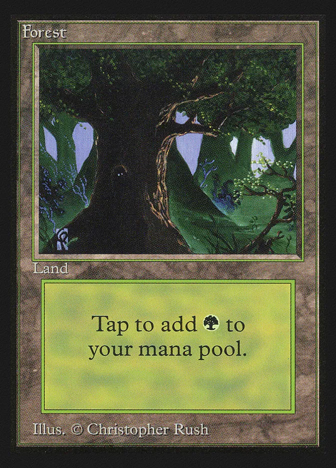 1993 Intl. Collectors' Edition Forest common #302 common card image