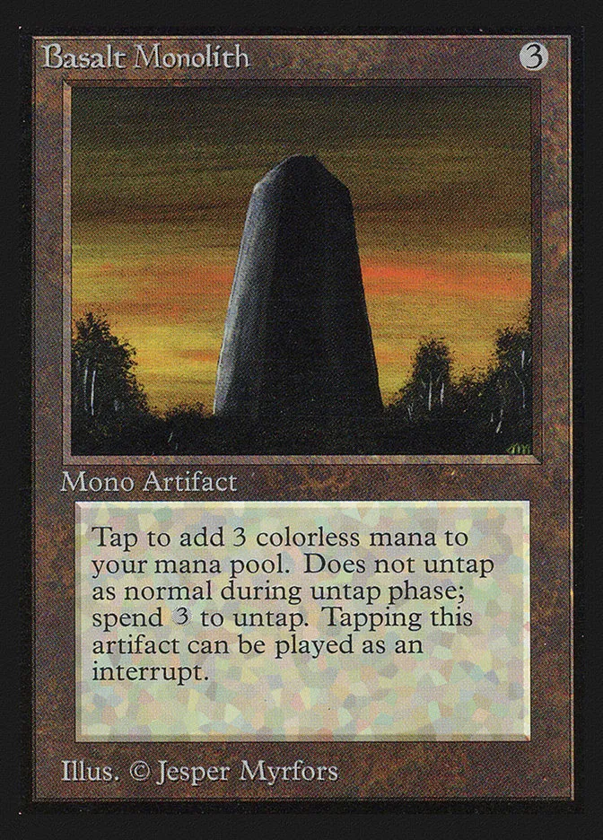 1993 Intl. Collectors' Edition Basalt Monolith #232 uncommon card image