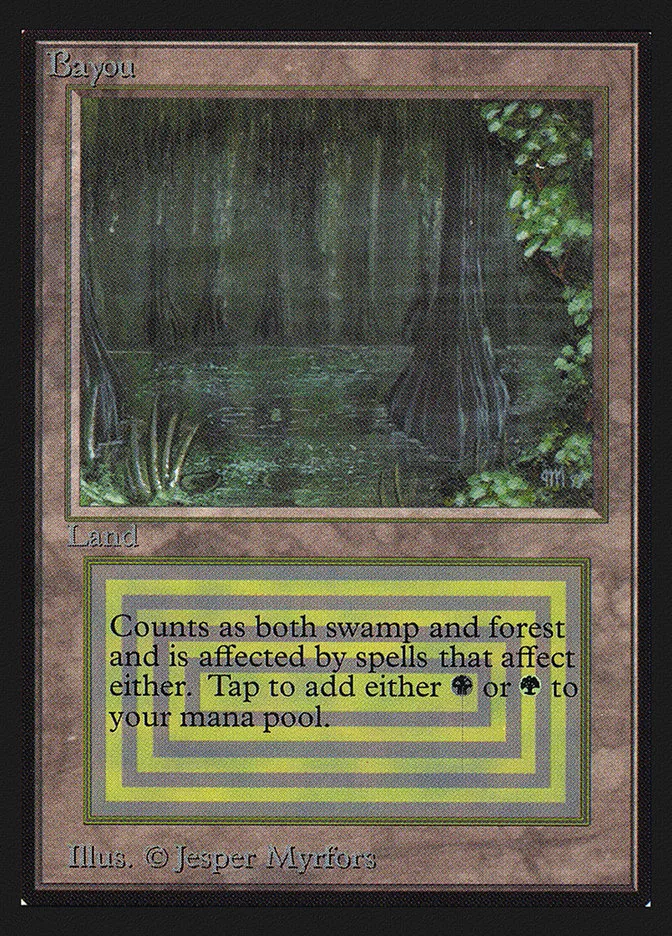 1993 Intl. Collectors' Edition Bayou rare #279 rare card image