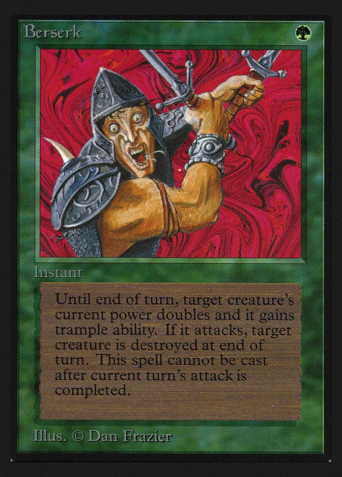 1993 Intl. Collectors' Edition Berserk uncommon #186 uncommon card image