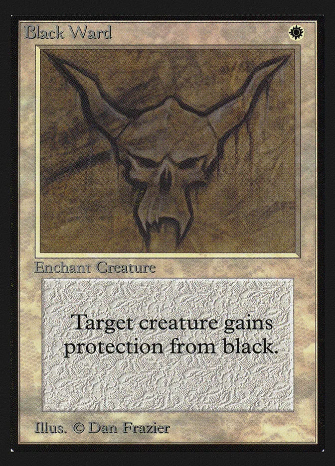 1993 Intl. Collectors' Edition Black Ward uncommon #5 uncommon card image