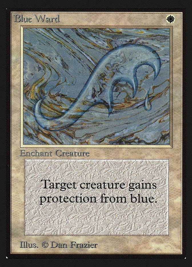 1993 Intl. Collectors' Edition Blue Ward uncommon #8 uncommon card image