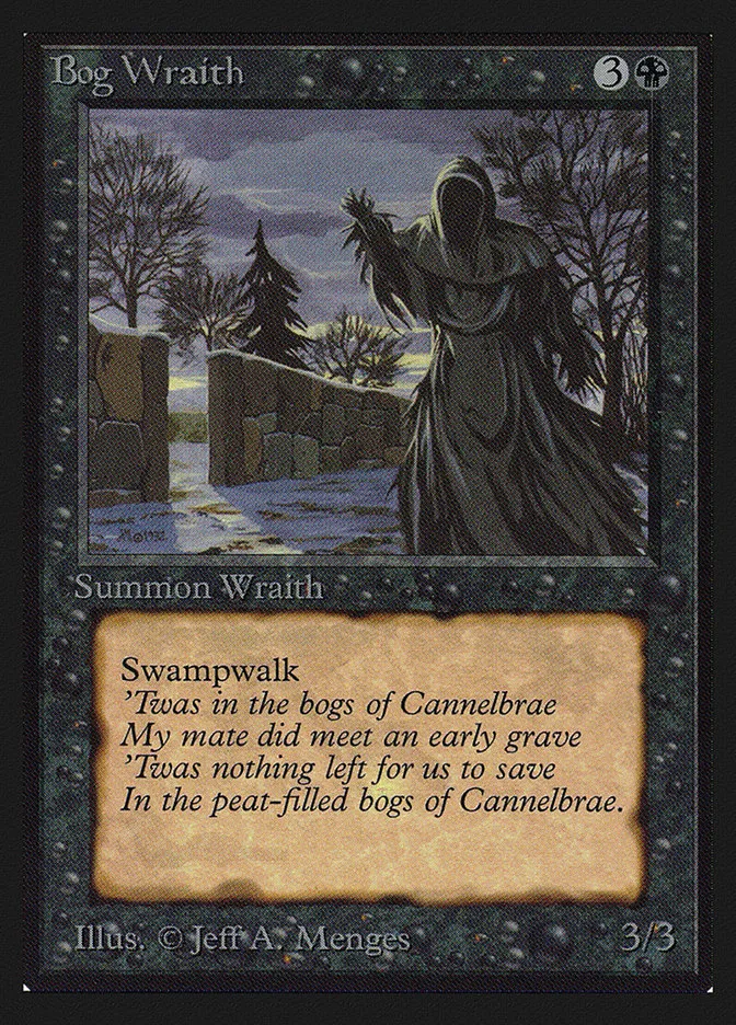 1993 Intl. Collectors' Edition Bog Wraith uncommon #96 uncommon card image