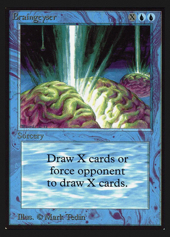 1993 Intl. Collectors' Edition Braingeyser #51 rare card image