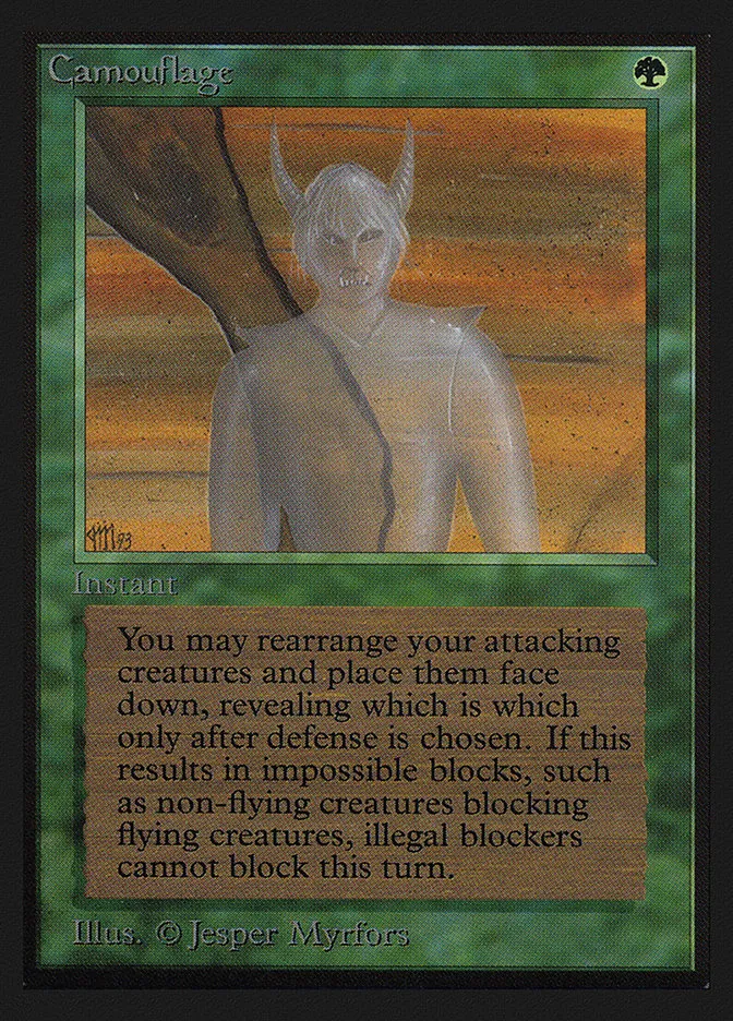 1993 Intl. Collectors' Edition Camouflage uncommon #188 uncommon card image