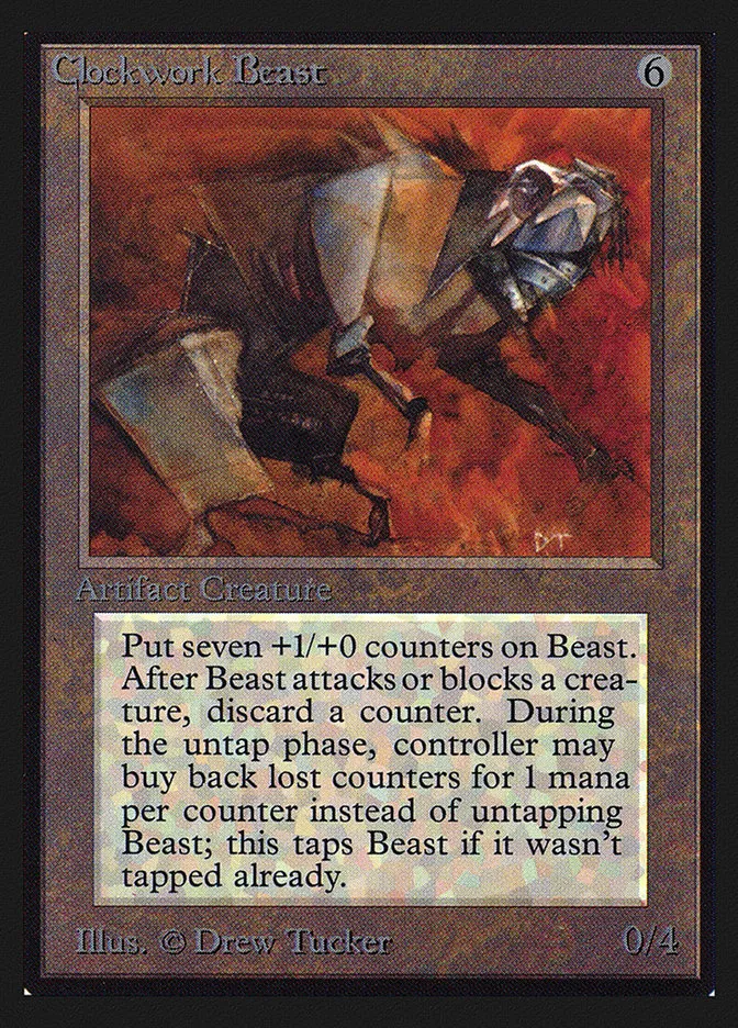1993 Intl. Collectors' Edition Clockwork Beast rare #237 rare card image