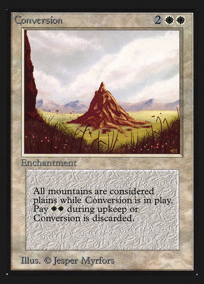1993 Intl. Collectors' Edition Conversion uncommon #16 uncommon card image