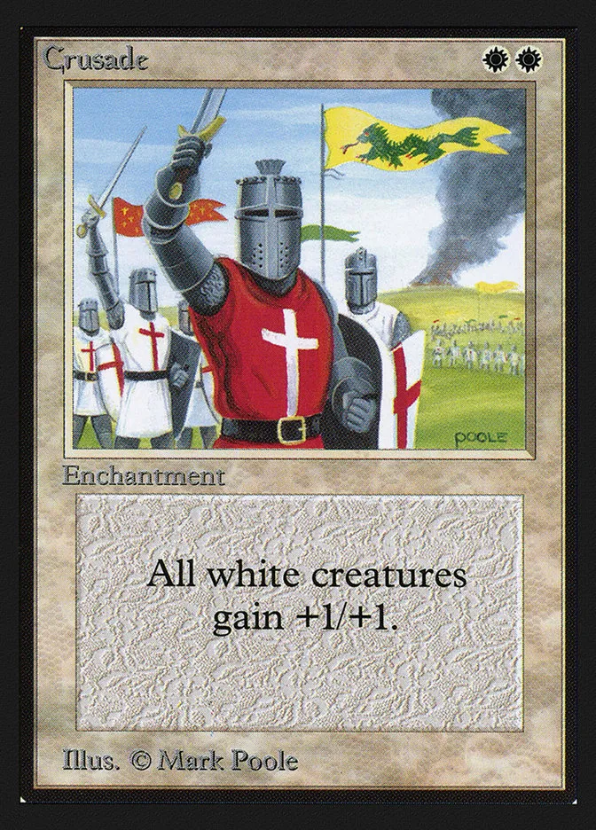 1993 Intl. Collectors' Edition Crusade rare #17 rare card image