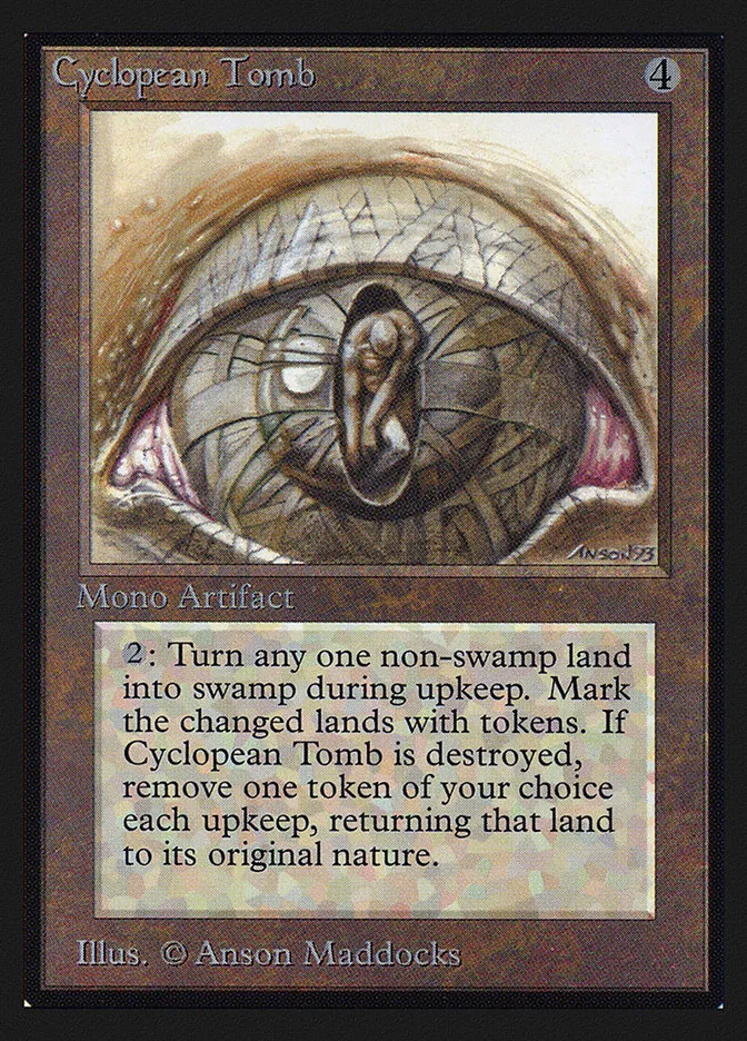 1993 Intl. Collectors' Edition Cyclopean Tomb #241 rare card image