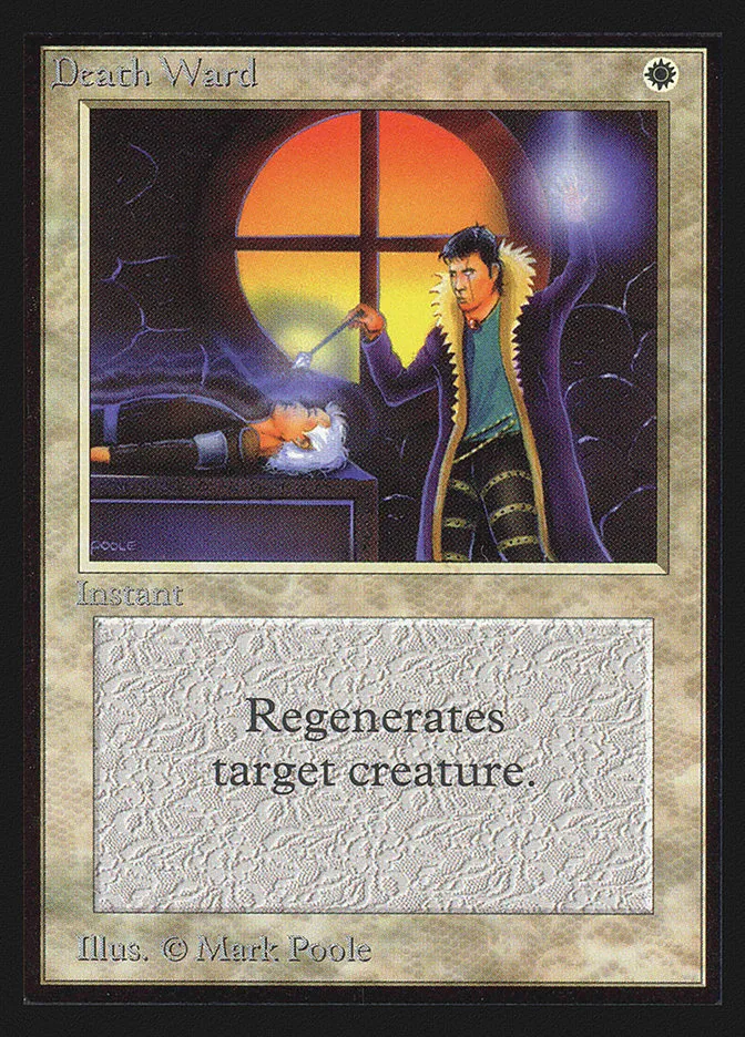 1993 Intl. Collectors' Edition Death Ward common #18 common card image