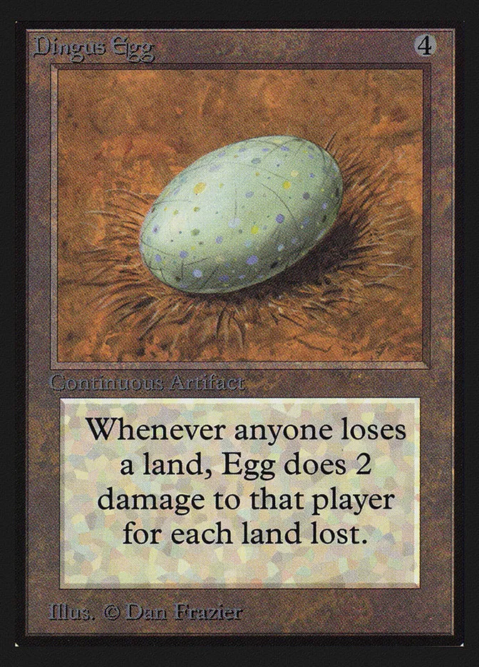 1993 Intl. Collectors' Edition Dingus Egg rare #242 rare card image