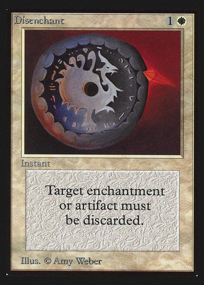 1993 Intl. Collectors' Edition Disenchant common #19 common card image