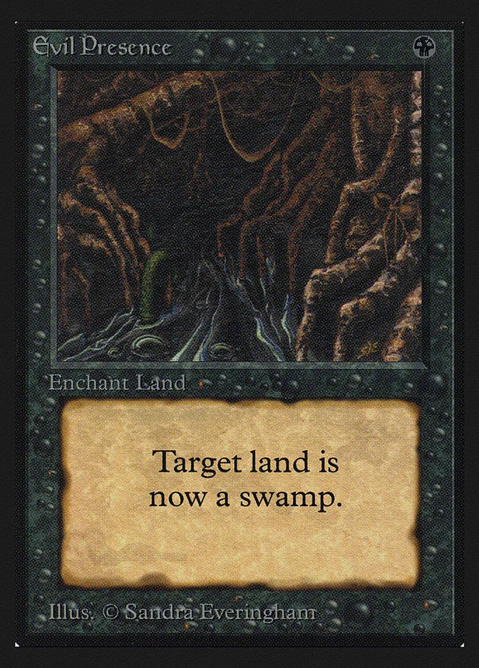 1993 Intl. Collectors' Edition Evil Presence #108 uncommon card image