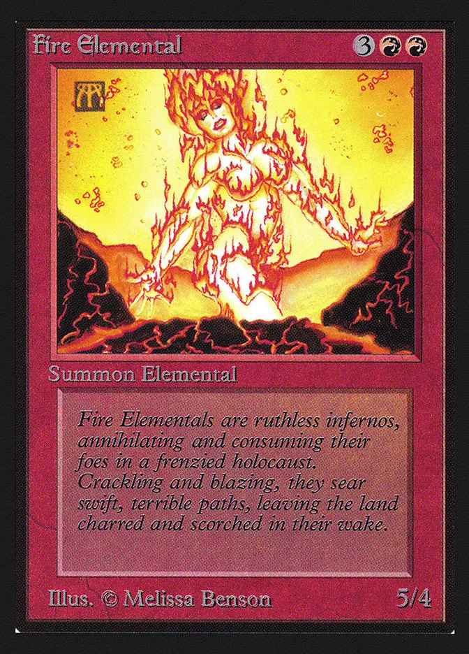1993 Intl. Collectors' Edition Fire Elemental uncommon #149 uncommon card image