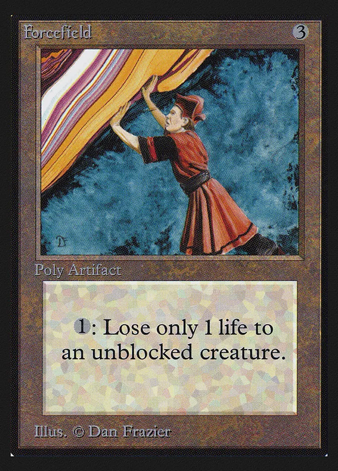1993 Intl. Collectors' Edition Forcefield #244 rare card image