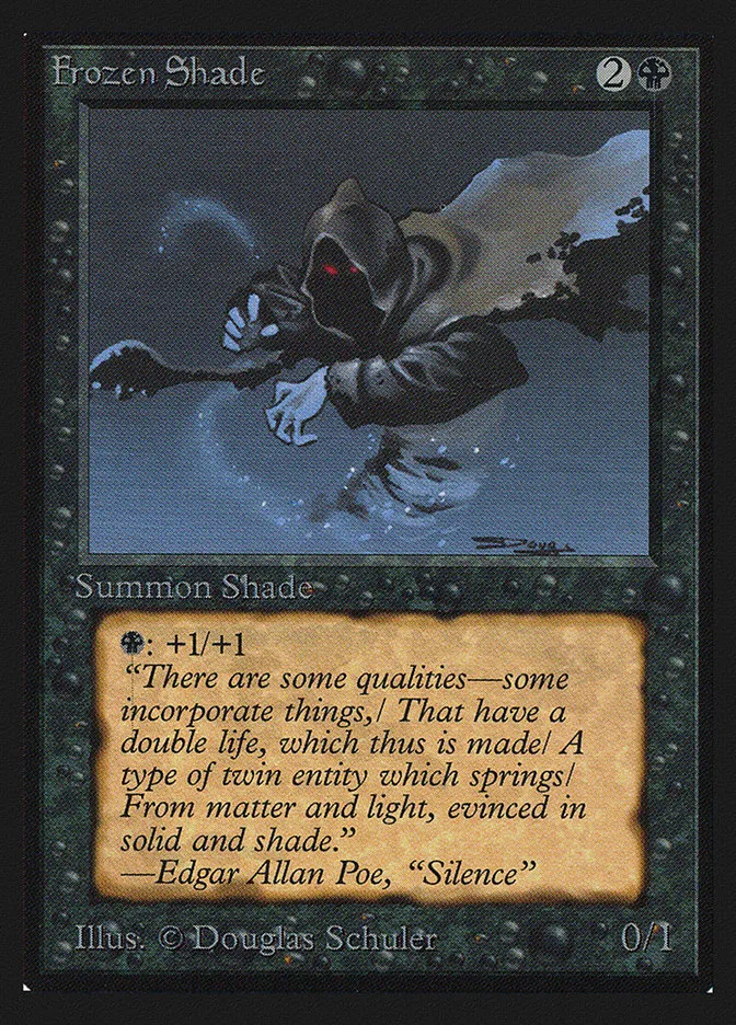 1993 Intl. Collectors' Edition Frozen Shade common #110 common card image