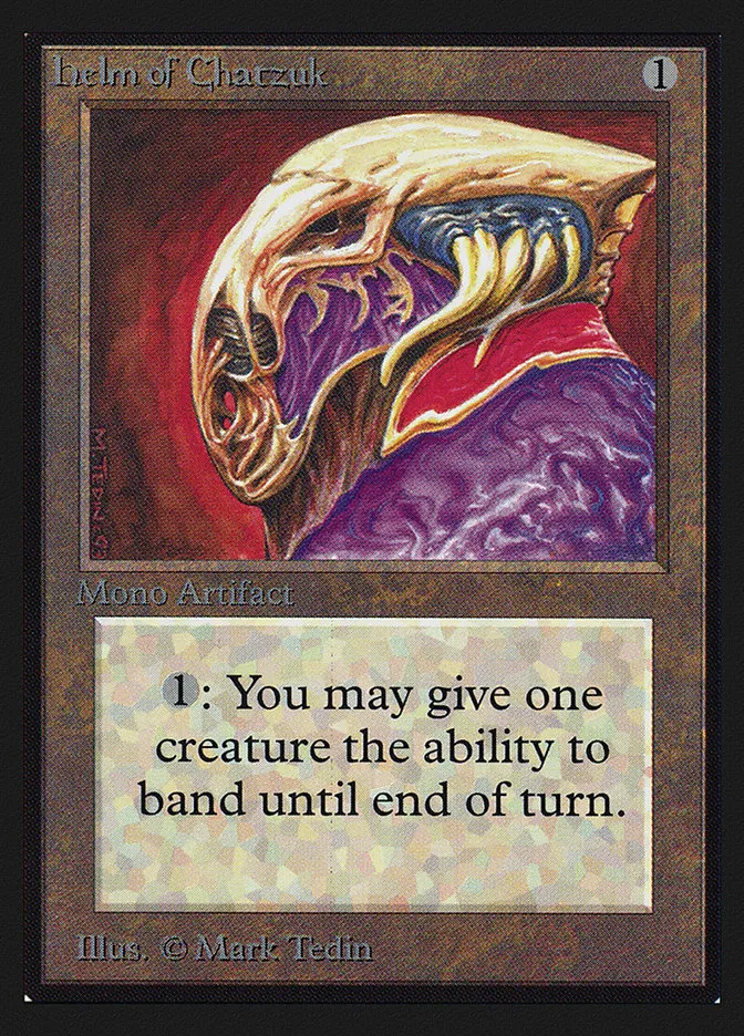 1993 Intl. Collectors' Edition Helm of Chatzuk #247 rare card image