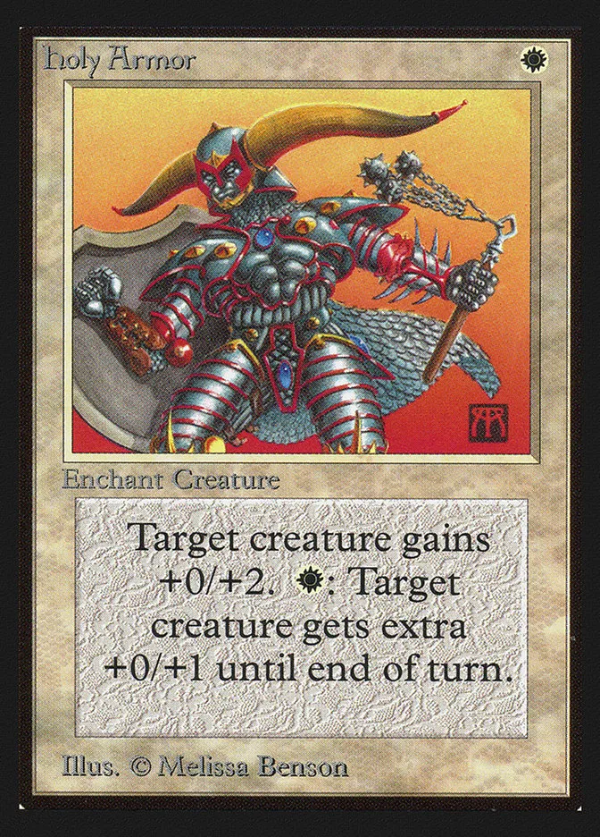 1993 Intl. Collectors' Edition Holy Armor common #24 common card image
