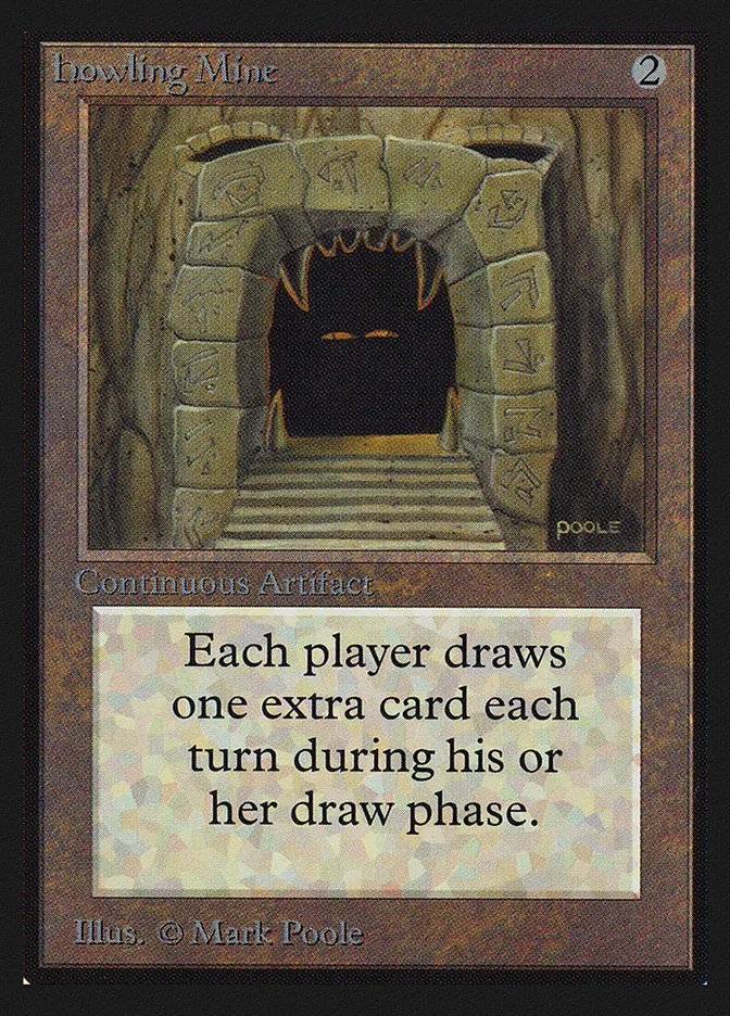 1993 Intl. Collectors' Edition Howling Mine #248 rare card image
