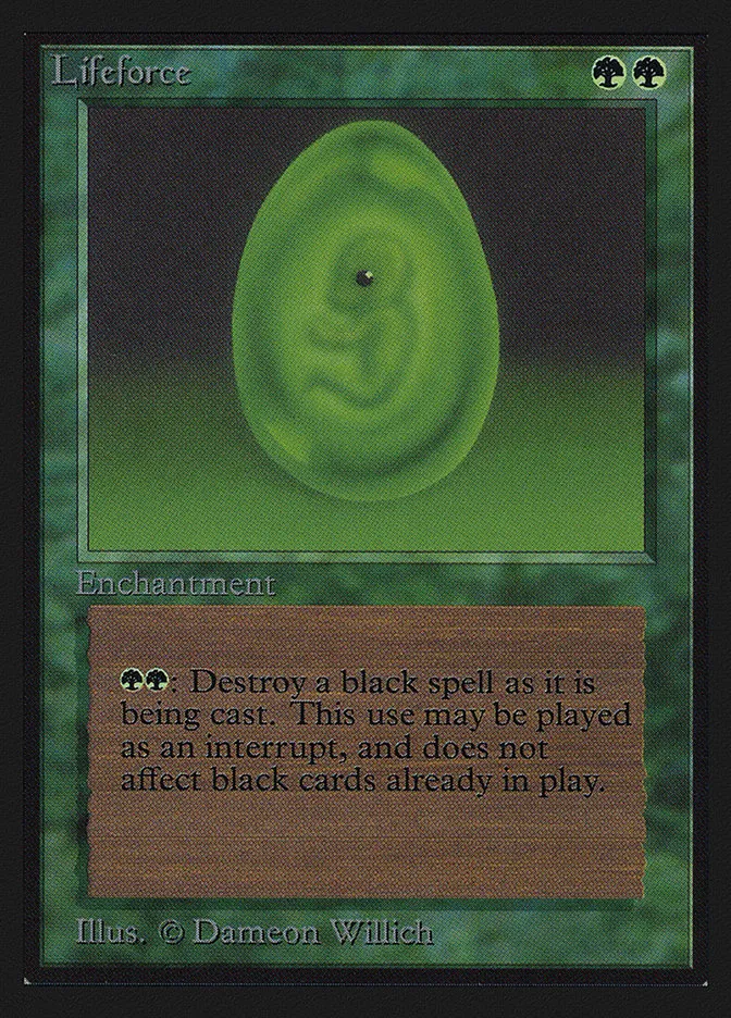 1993 Intl. Collectors' Edition Lifeforce uncommon #207 uncommon card image