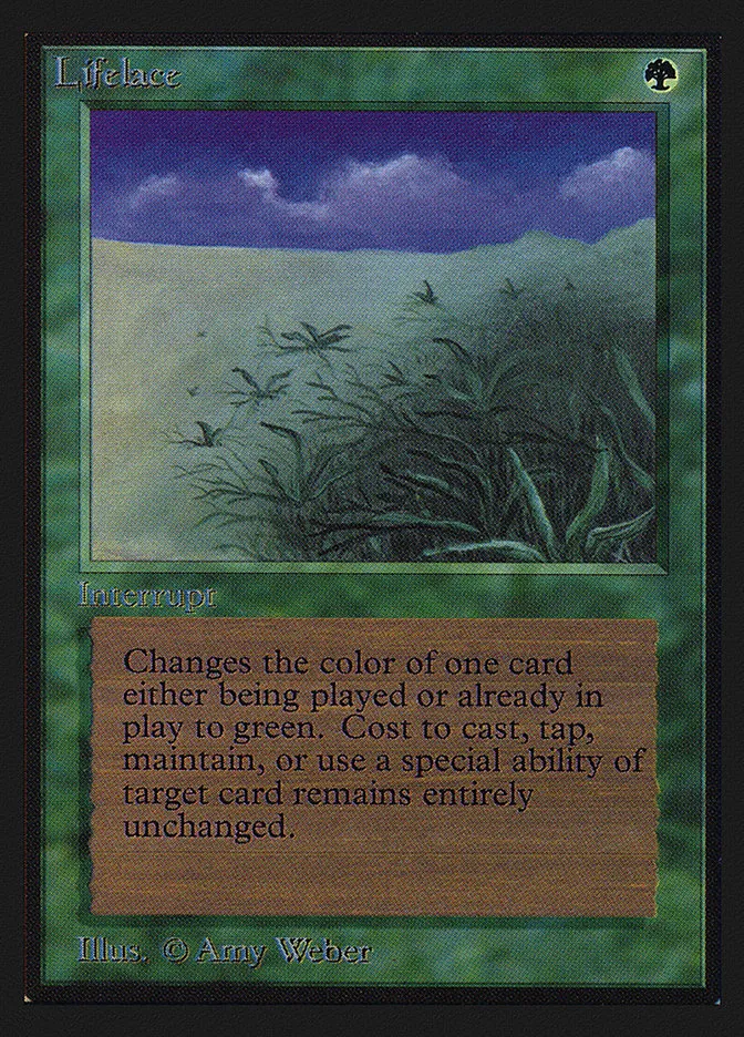1993 Intl. Collectors' Edition Lifelace rare #208 rare card image