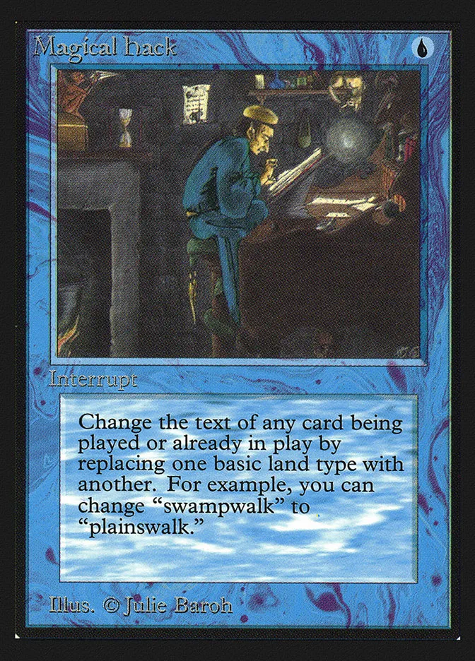 1993 Intl. Collectors' Edition Magical Hack rare #64 rare card image