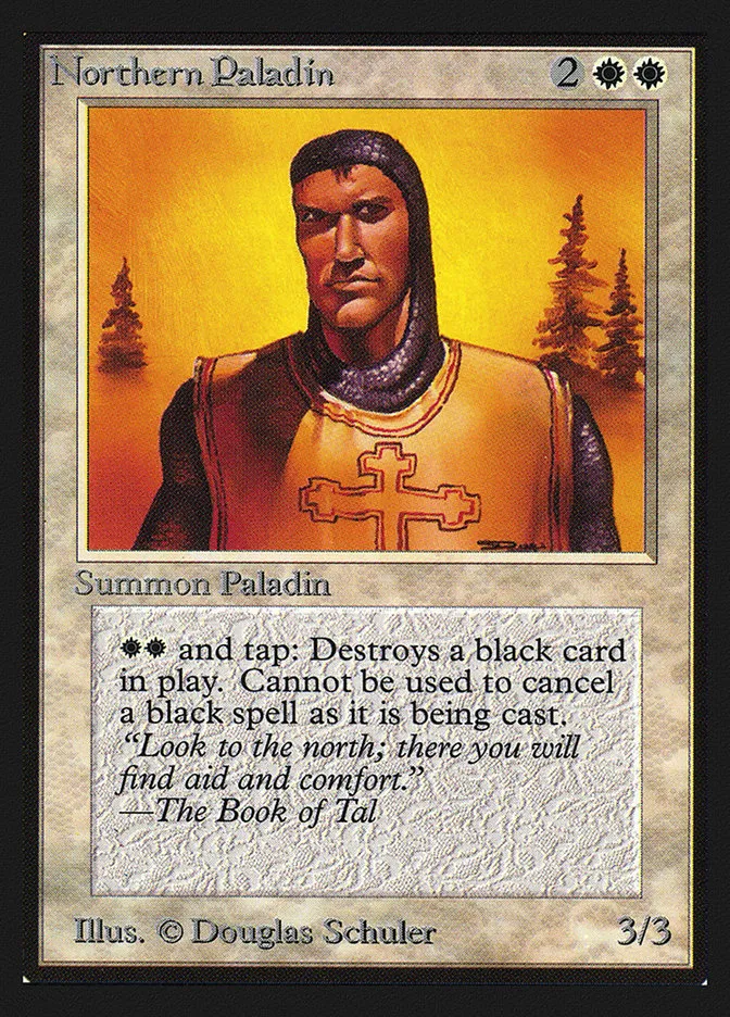 1993 Intl. Collectors' Edition Northern Paladin rare #30 rare card image