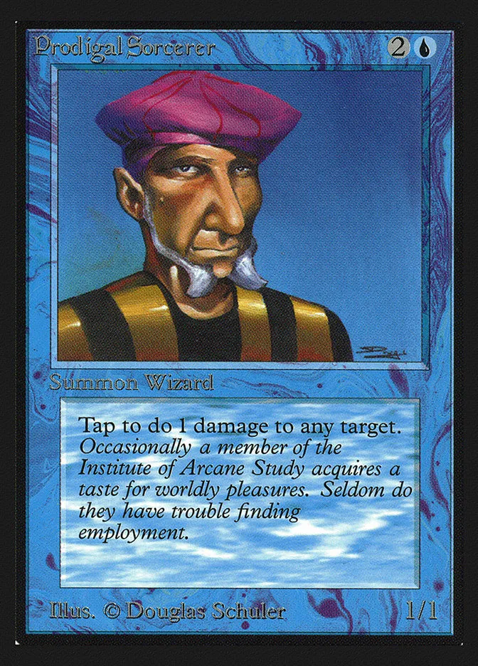 1993 Intl. Collectors' Edition Prodigal Sorcerer common #74 common card image