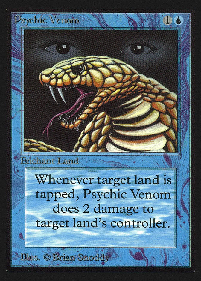 1993 Intl. Collectors' Edition Psychic Venom #76 common card image