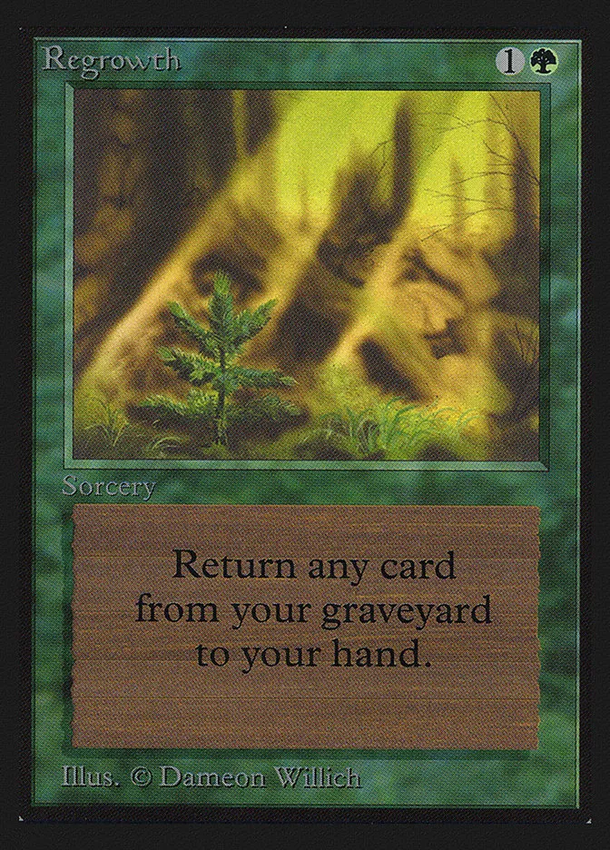 1993 Intl. Collectors' Edition Regrowth uncommon #215 uncommon card image