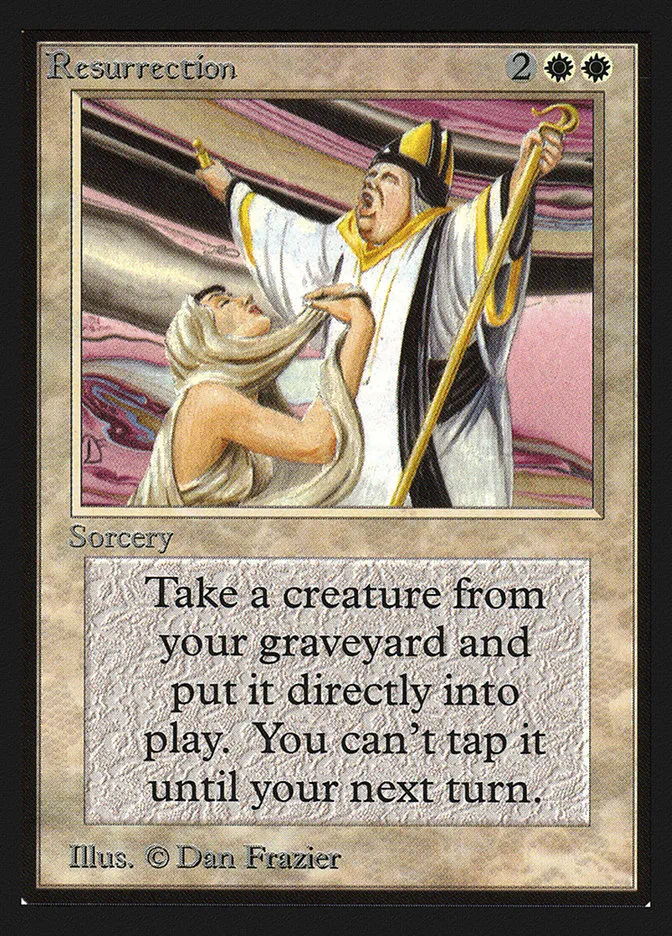1993 Intl. Collectors' Edition Resurrection uncommon #35 uncommon card image