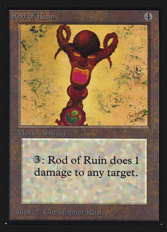 1993 Intl. Collectors' Edition Rod of Ruin #269 uncommon card image