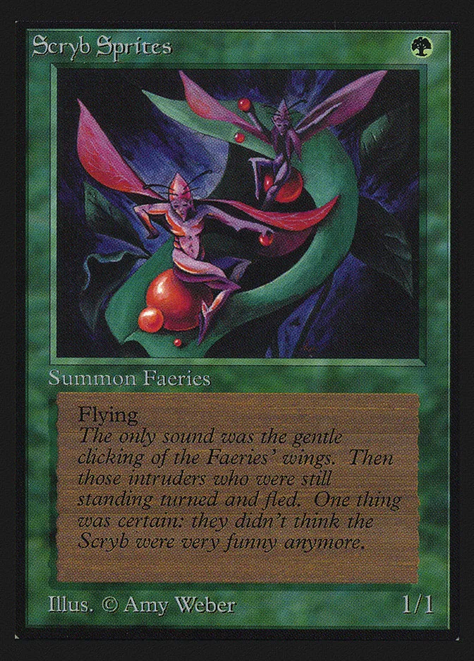 1993 Intl. Collectors' Edition Scryb Sprites common #216 common card image