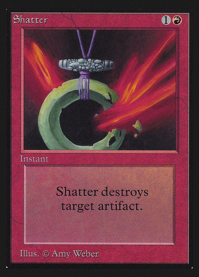 1993 Intl. Collectors' Edition Shatter common #174 common card image