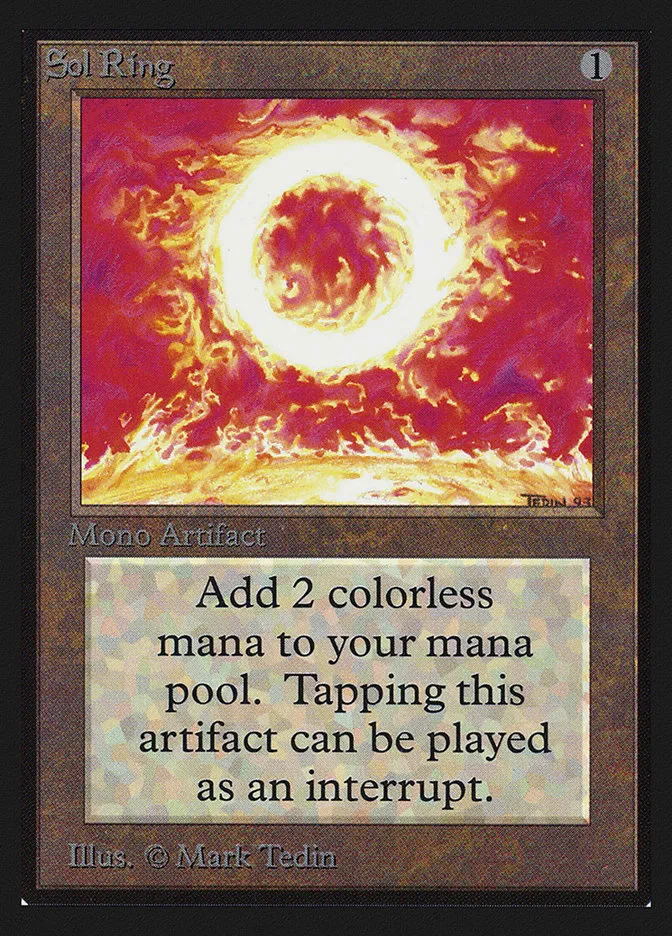 1993 Intl. Collectors' Edition Sol Ring uncommon #270 uncommon card image