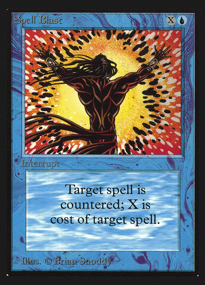 1993 Intl. Collectors' Edition Spell Blast common #80 common card image