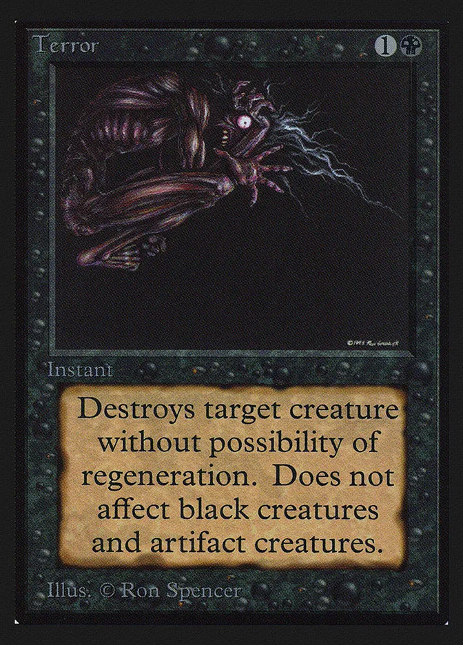 1993 Intl. Collectors' Edition Terror common #131 common card image