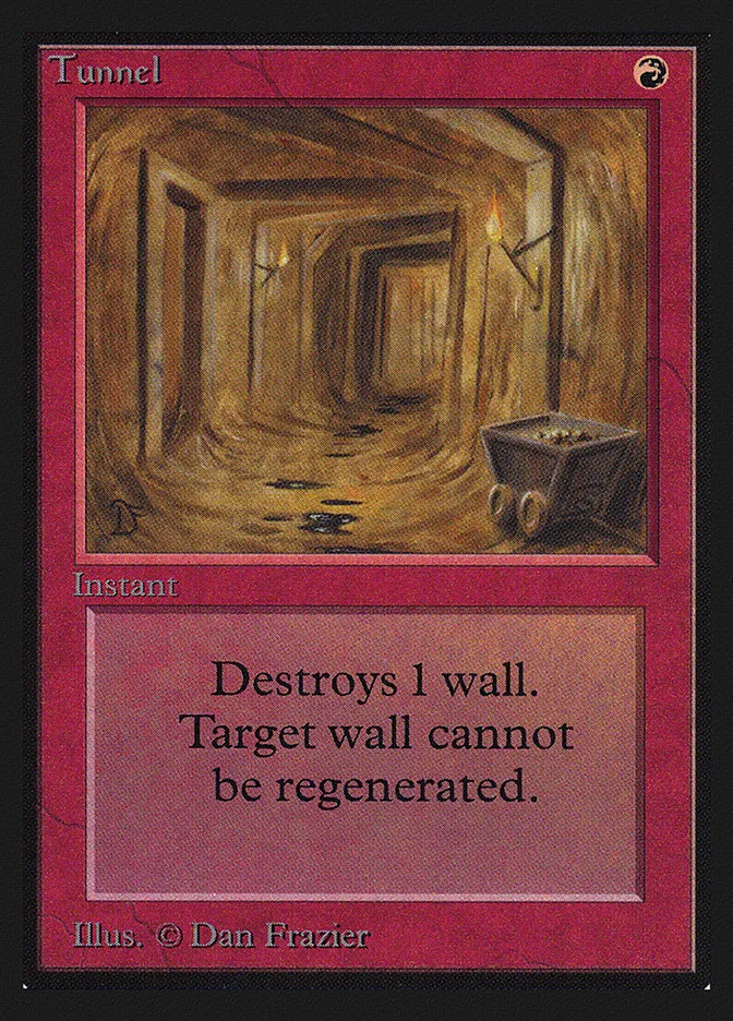 1993 Intl. Collectors' Edition Tunnel uncommon #179 uncommon card image