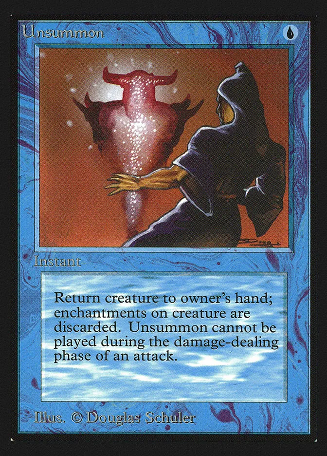 1993 Intl. Collectors' Edition Unsummon common #87 common card image