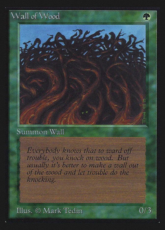 1993 Intl. Collectors' Edition Wall of Wood #226 common card image
