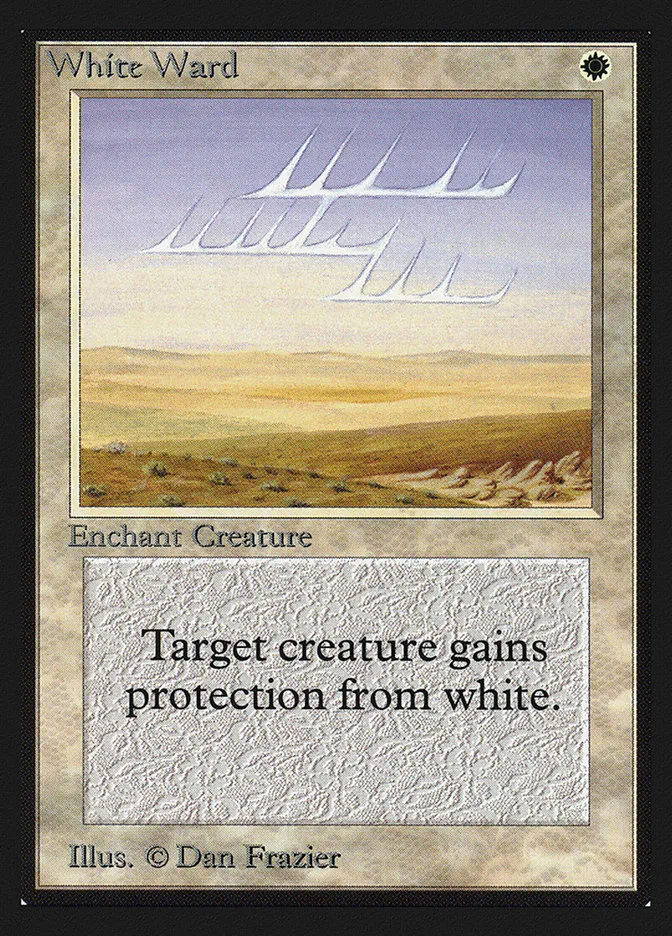 1993 Intl. Collectors' Edition White Ward uncommon #45 uncommon card image